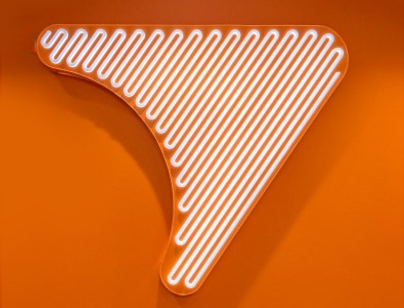tangerine light sign